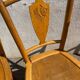 Set de 4 chaises bistrot vintage