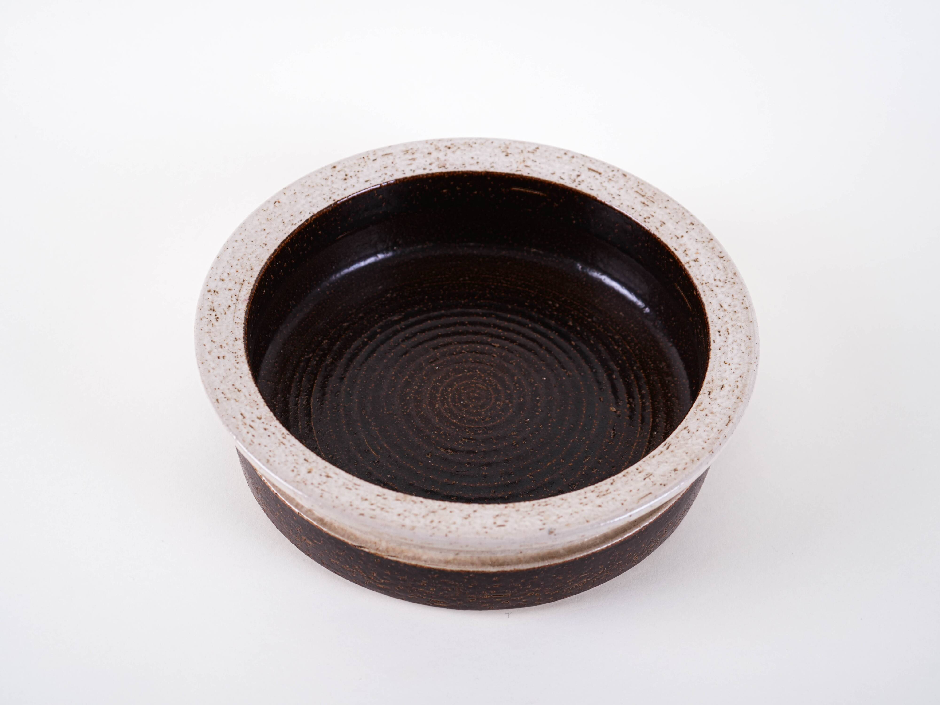 Bol en céramique, design danois, années 1970, fabriqué par Søholm