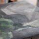 Table oil on canvas representing a small flowering plant