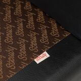 Stouby black leather sofa