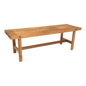 banc scandinave en pin, - 1960