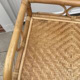 Vintage rattan chiffonier