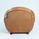 Set of 2 Bart Van Bekhoven Art Deco Club Chairs, Australian Sheepskin