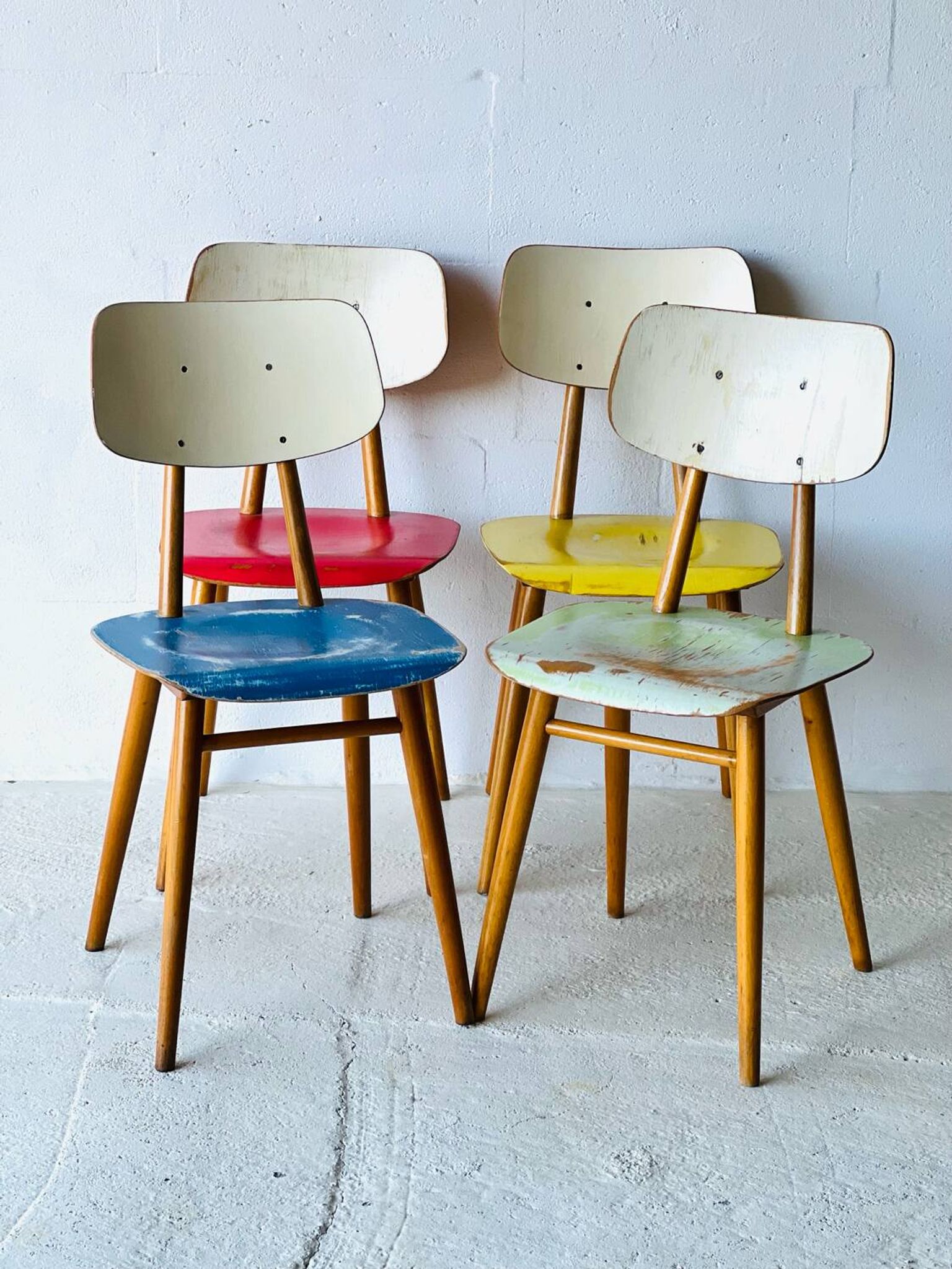 Bistro chairs from TON, 1960s