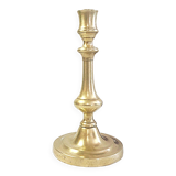 Bougeoir flambeaux cuivre doré XIXe