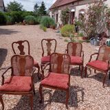 Fauteuils et chaises cannées
