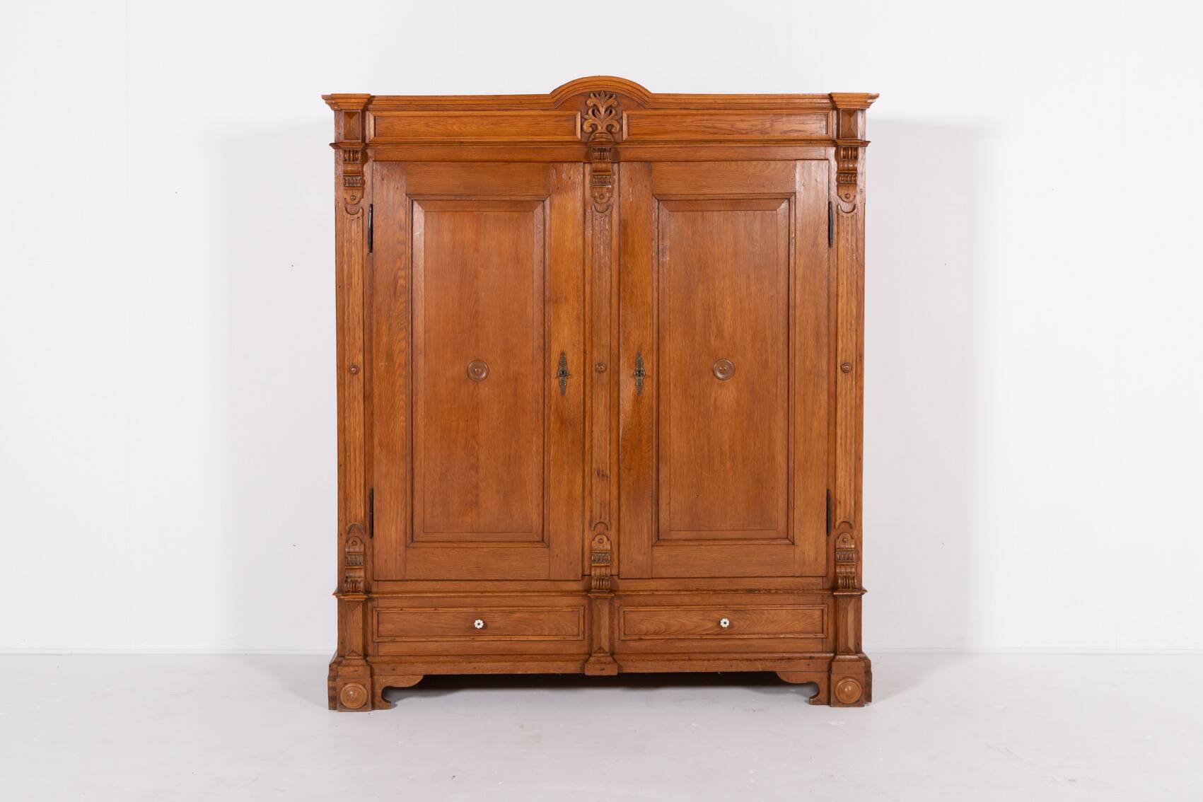 Vintage oak wardrobe