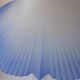 Blue glass pendant light