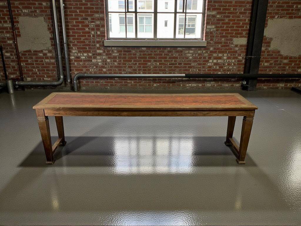 XL Vintage Wooden Dining/Console Table