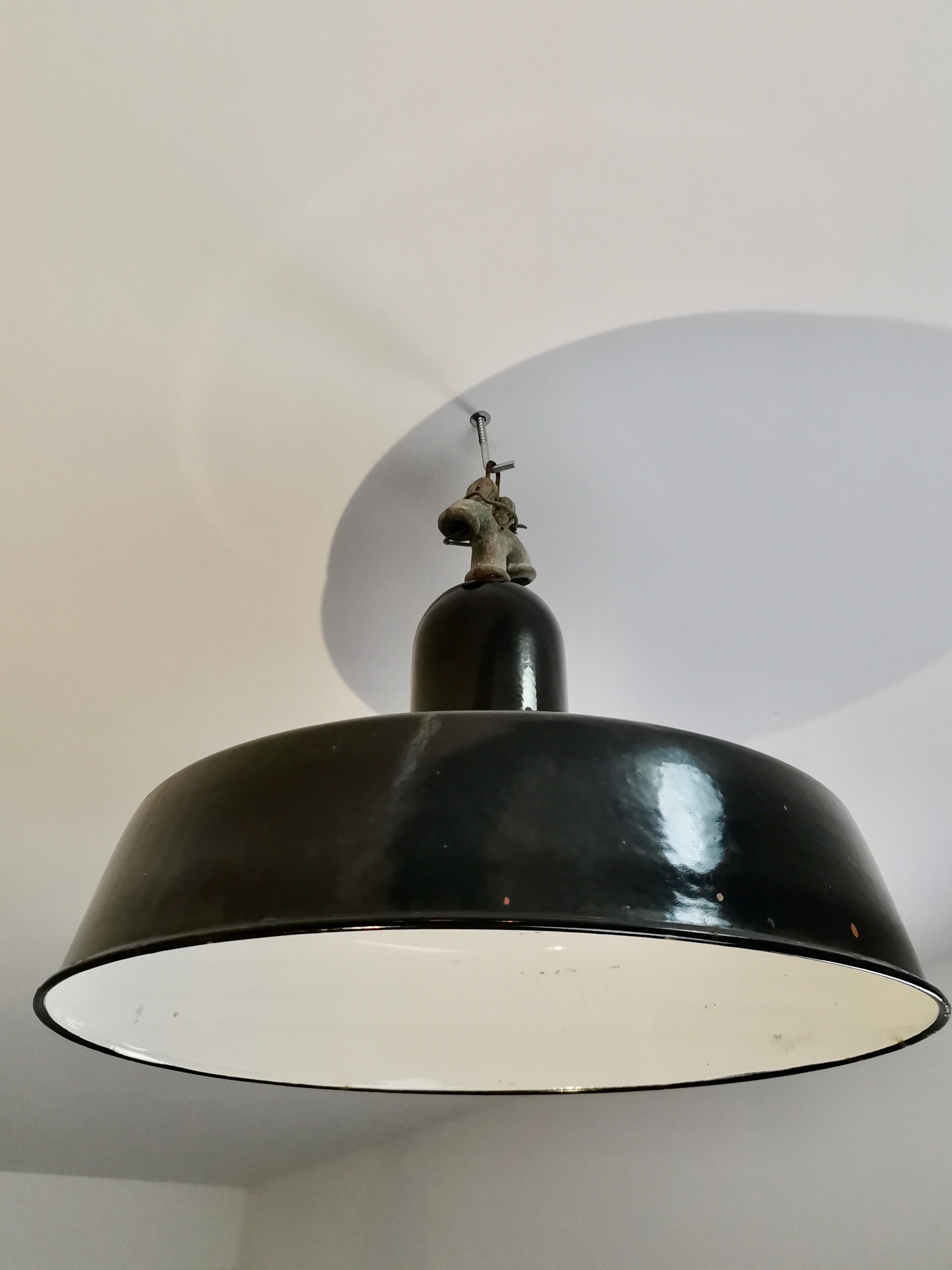 Industrial Pendant Light, 1950s