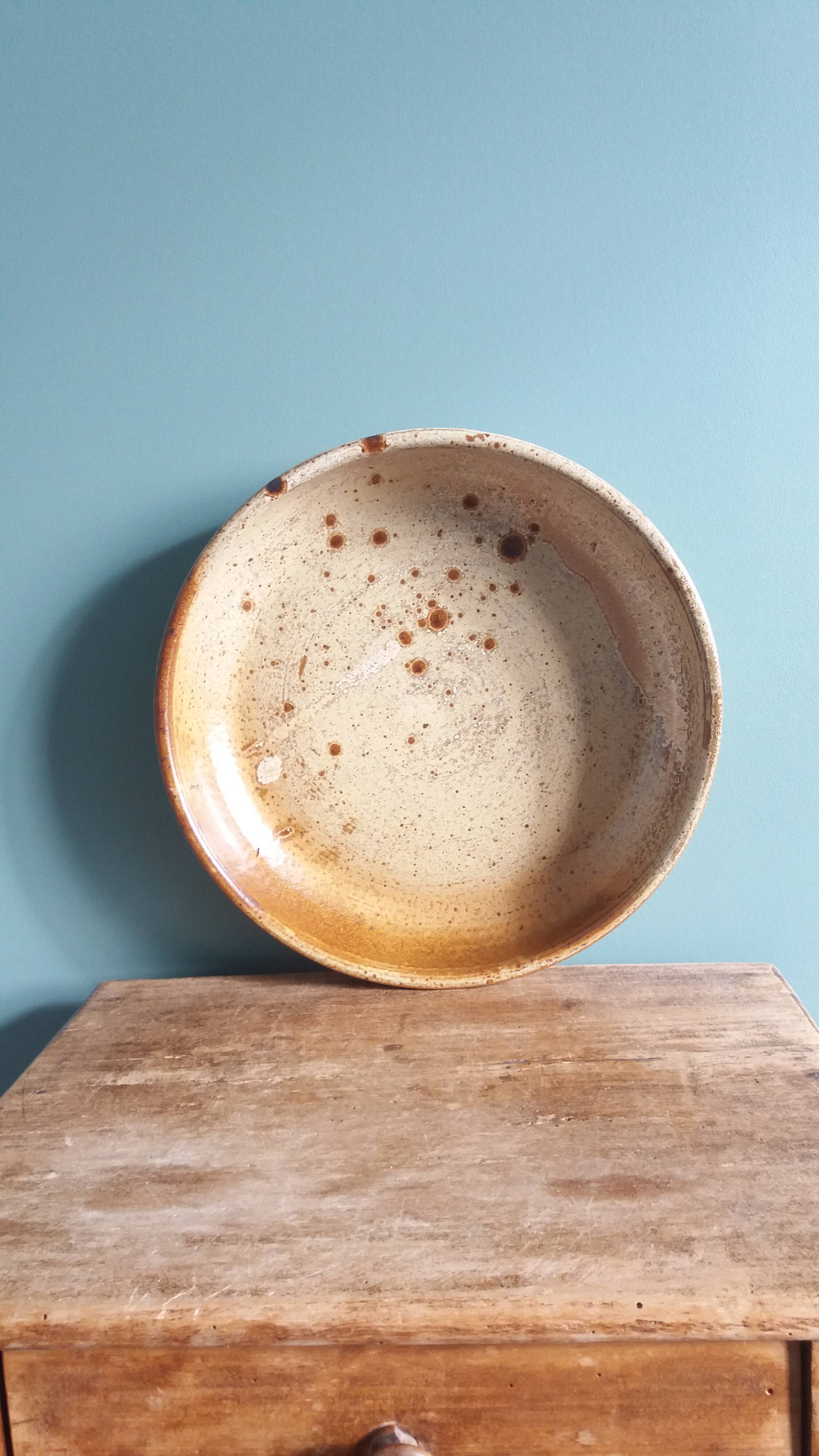 Earthenware salad bowl from Puisaye, Jean-Pierre Prud’homme