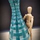 Vase style West Germany braided green 3458