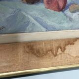 Tableau 30's "The Mushrooms" signed E.LEAS