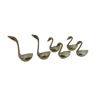 Brass swans