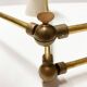 Italian articulated wall light diabolo design 50s