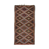 Tapis kilim anatolien fait à la main 359 cm x 186 cm