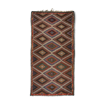 Anatolian handmade kilim rug 359 cm x 186 cm