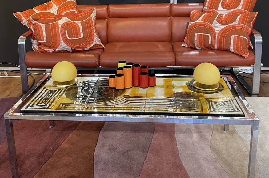 Tufted wool rug by Giulia Sola 160x230cm