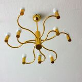 Lustre vintage régence en laiton