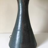 Lamp sandstone ceramic vintage 1960