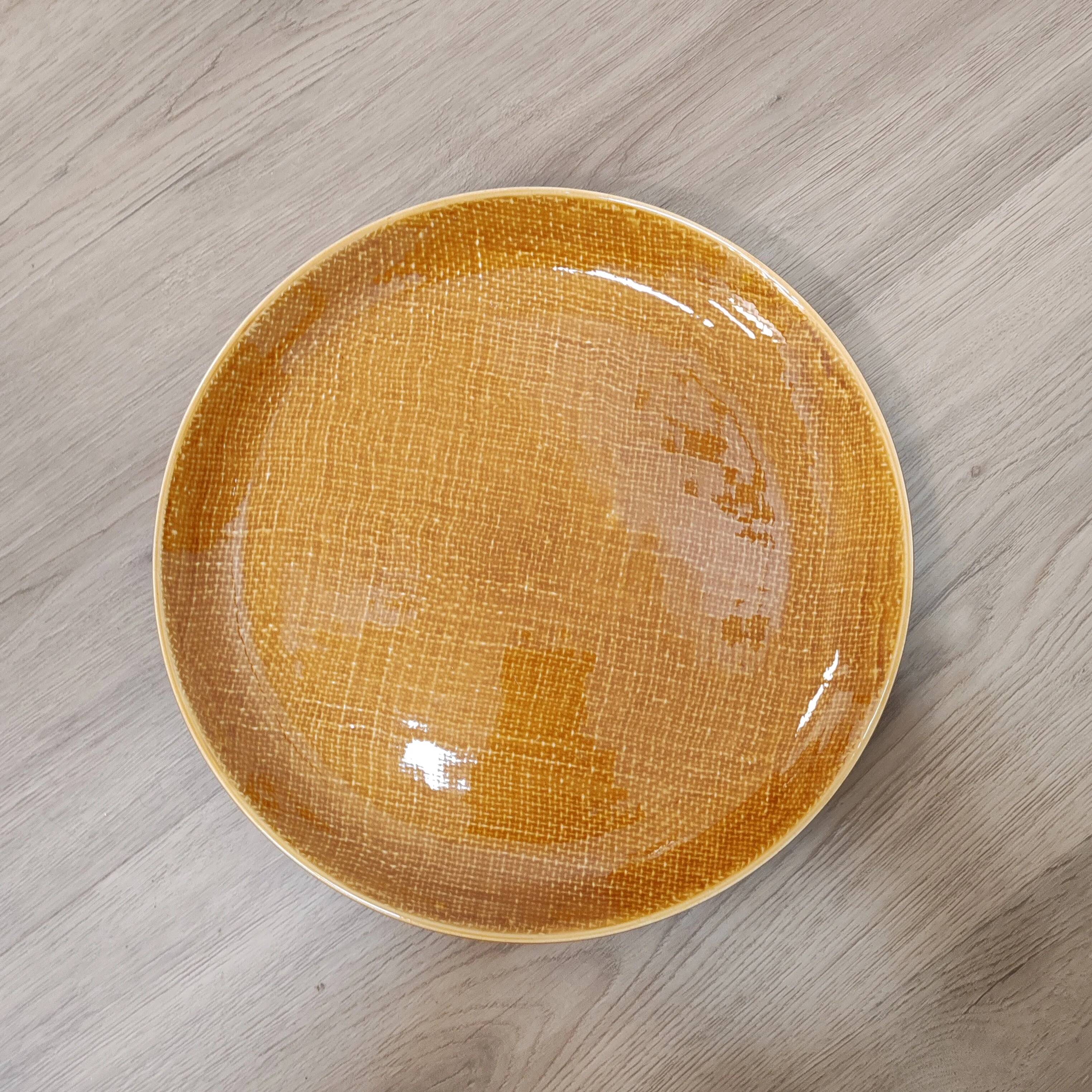 Flat serving dish Miramar Salins Honey