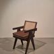 Pierre Jeanneret, original SI-28-B armchair in teak and caning, Mid-Century Modern