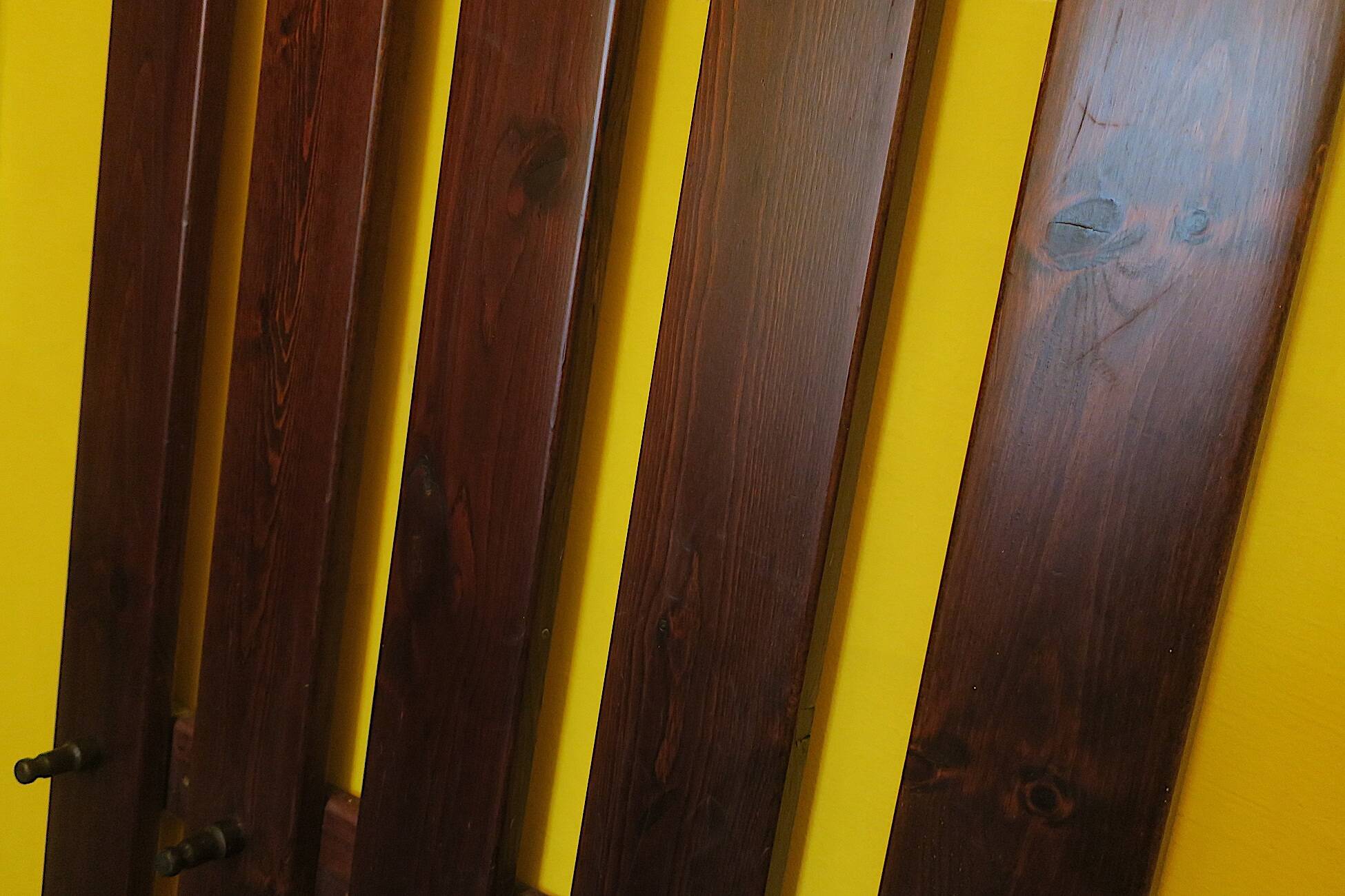 Mid century wall mounted coat and hat rack, 1960s