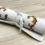 TAPIS Pure WOOL 1970s - 110 x 69cm