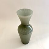 Opaline gray green vase