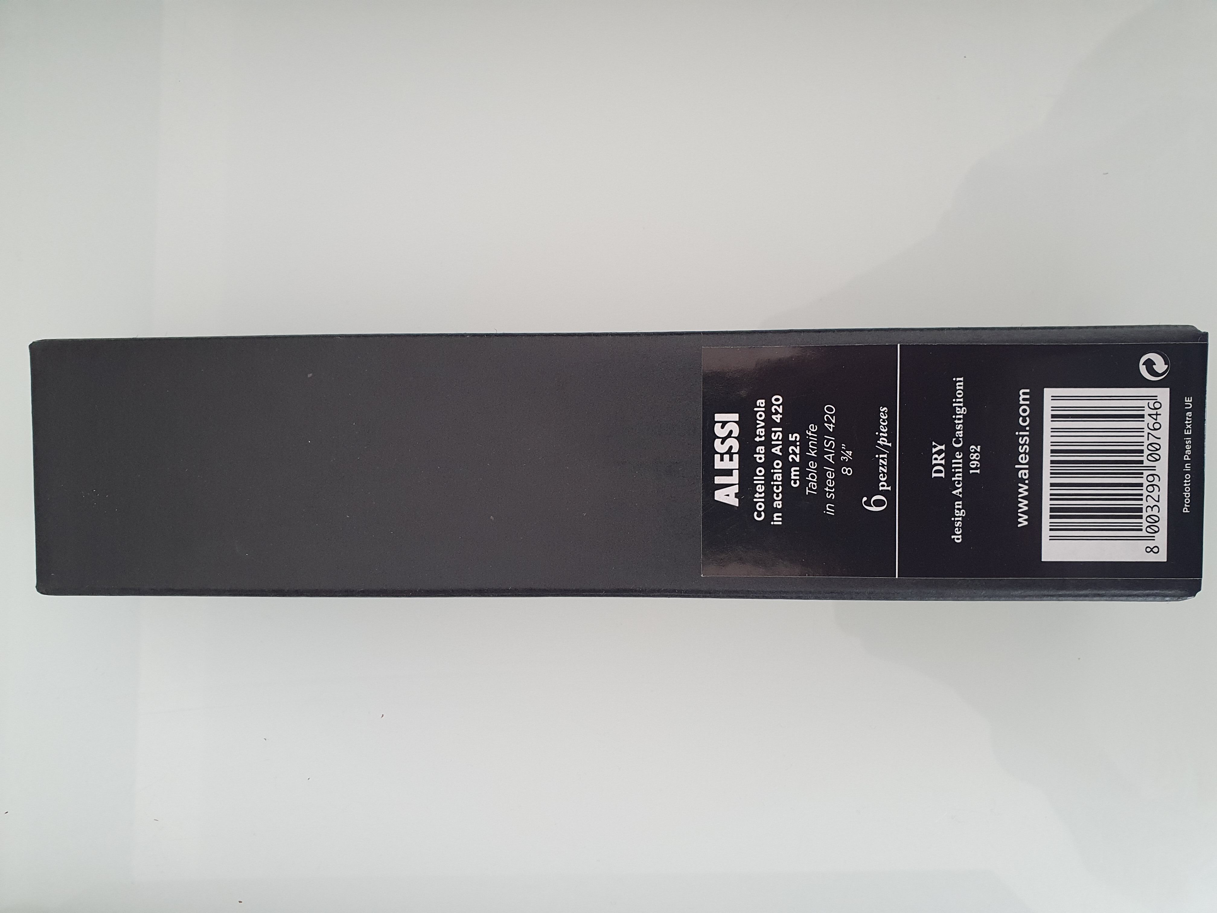 Alessi dry covered services 24 pieces monobloc polished steel