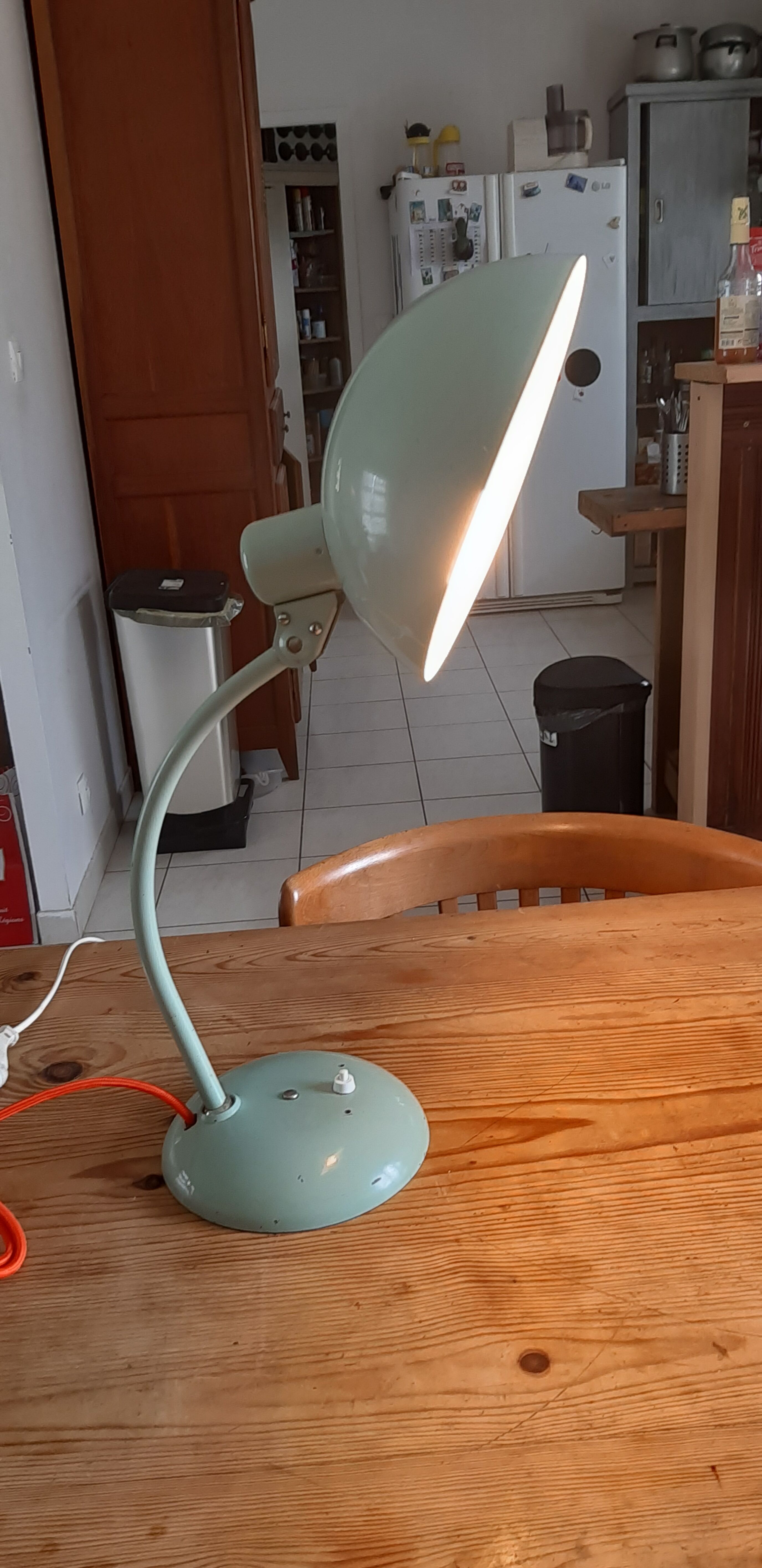 Lampe de bureau vintage des années 60