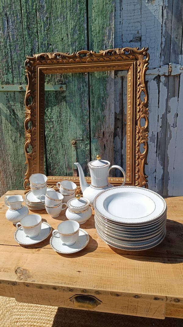 assiettes plates en porcelaine Bavaria – Seltmann Weiden