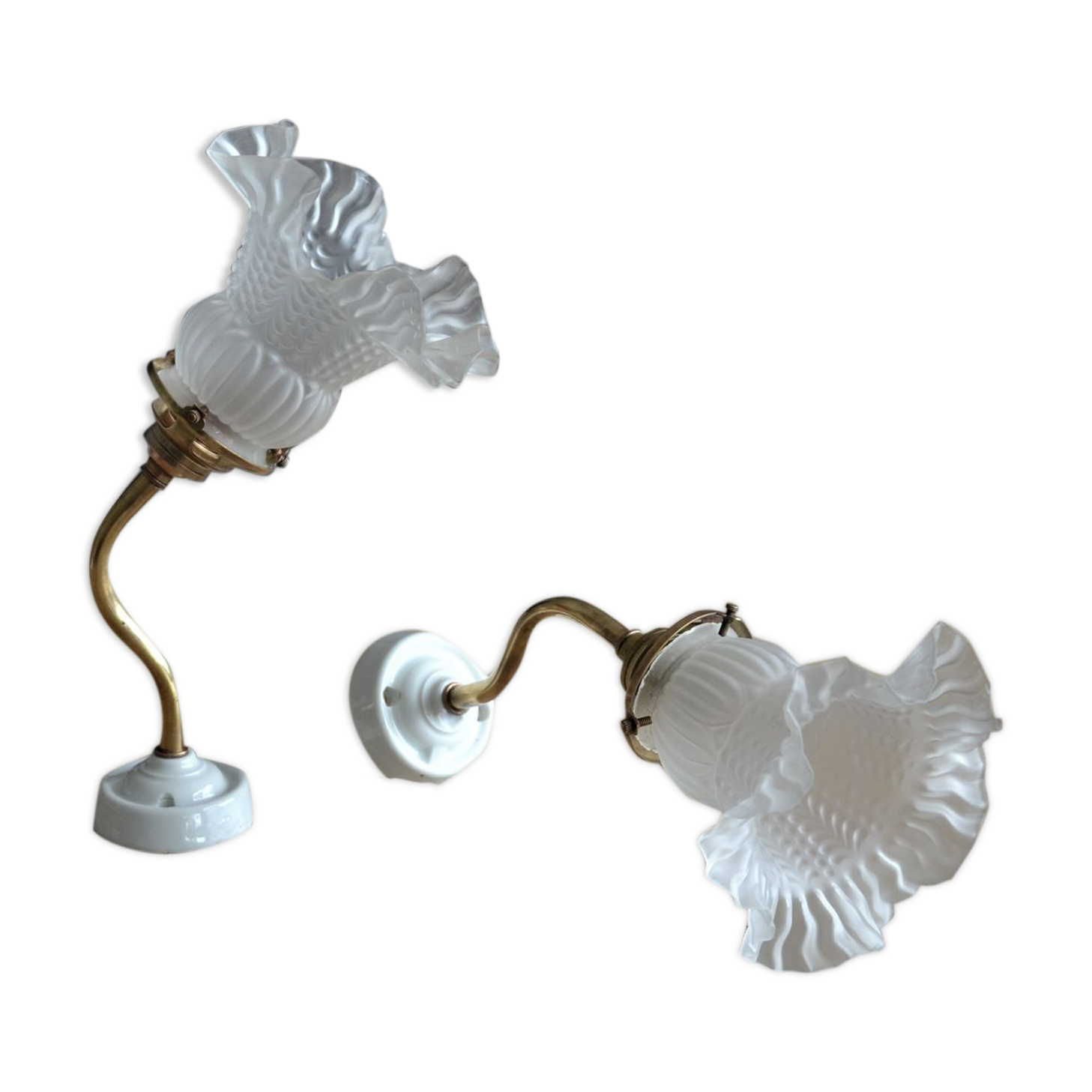Pair of wall lamps