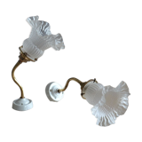 Pair of wall lamps