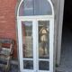 Old window in solid oak
