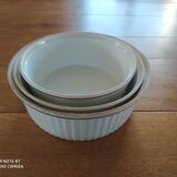 Set of 3 Limoges porcelain bowls