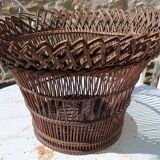 Vintage wicker basket 23 cm