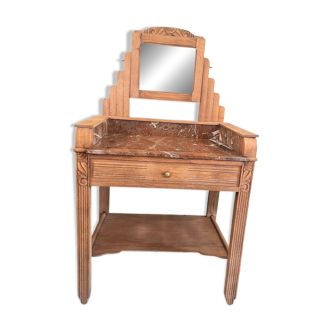Sandblasted art deco dressing table