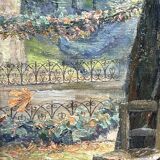 Paul Schaan (1857-1924): The Medici Fountain in the Luxembourg Gardens. Oil on canvas