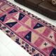 Pink & Dark Blue Anatolian Runner sku 2269.