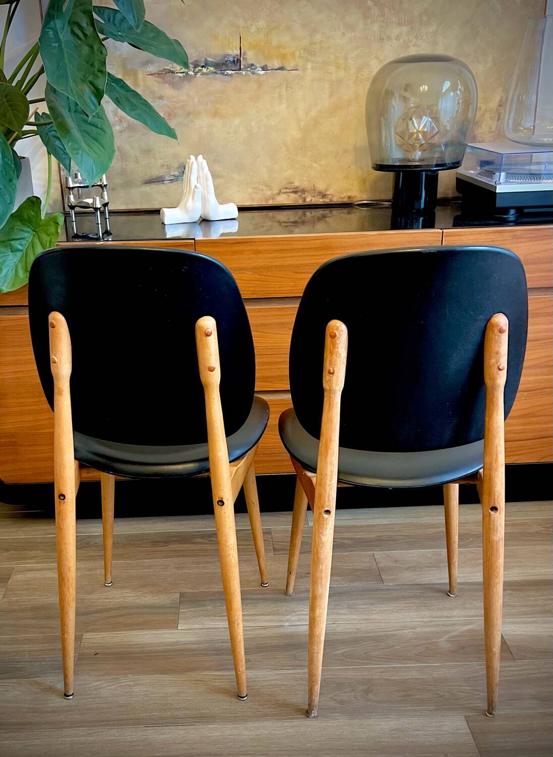 Vintage chair Pierre Guariche – model Pégase, Baum edition