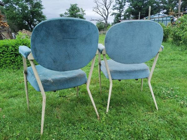 6 fauteuils vintage