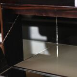 Small Art Deco Bar Cabinet, Macassar Veneer, France, circa 1930