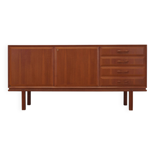 Enfilade en teck, design suédois, années 1960, fabrication : Örnen Möbelfabrik