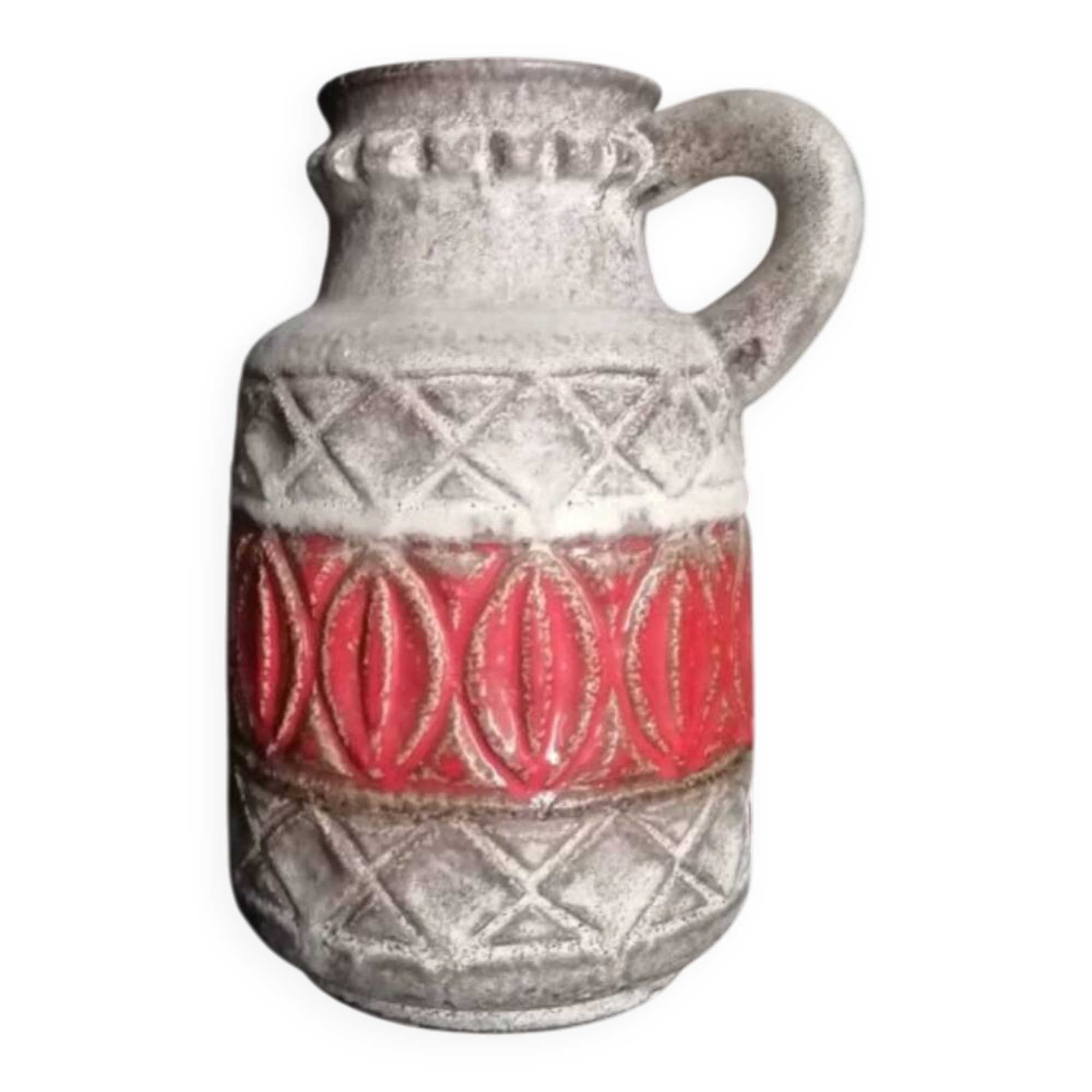 Brutalist vase West Germany 50s 60s