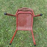 Set of 4 industrial style chairs