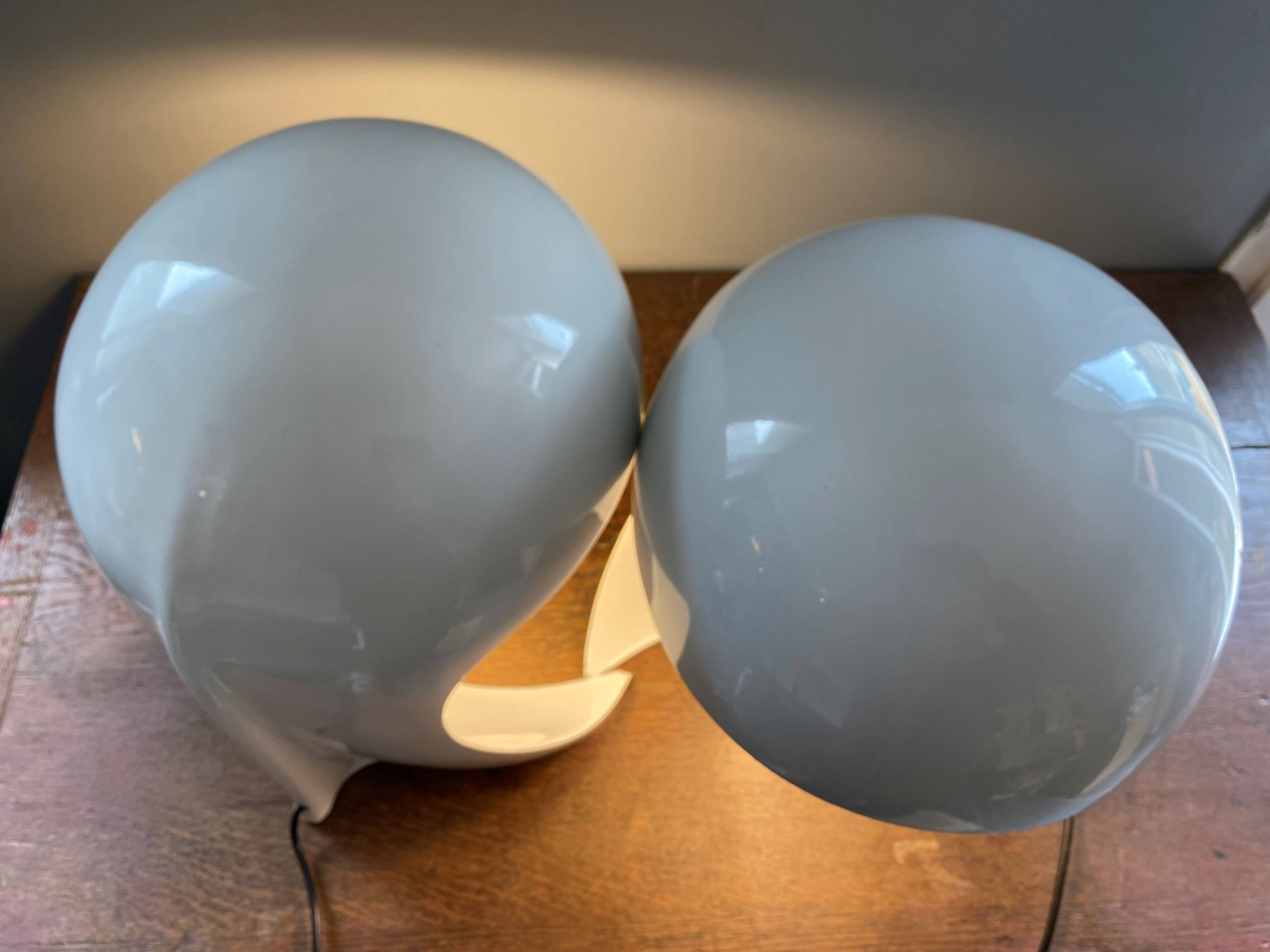 Pair of Dania lamps by Dario Tognon for Artemide vintage 1969
