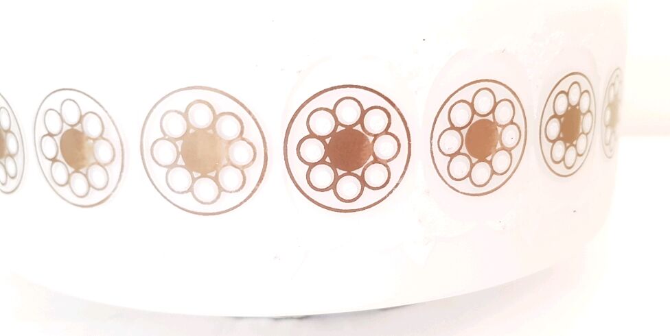 Ceiling light in opaline and granita setting 60s