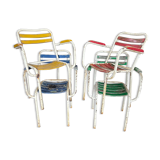 Set of 4 garden armchairs by Xavier Pauchard from the 50