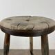 3 primitive stools, folk art